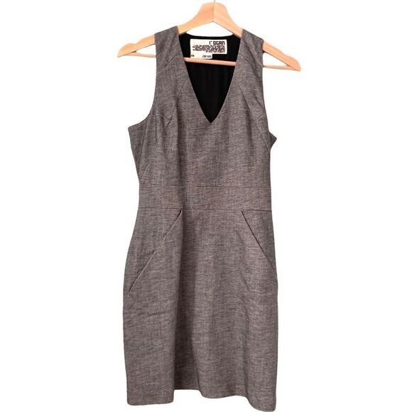 l’ogan Dresses & Skirts - L’ogan Sleeveless Mini Dress in Gray and Black Size XS